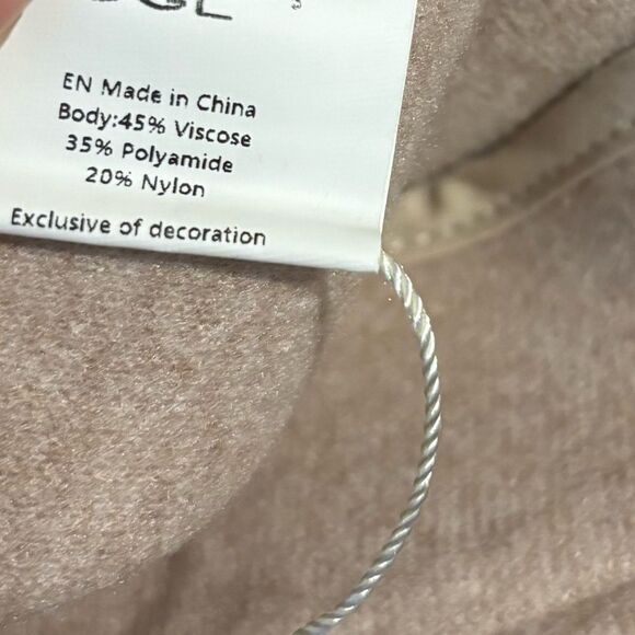 OGL Move Cashsoft Wool-like Flared Maxi Skirt Heather Oatmeal Size Medium NEW - Picture 15 of 15